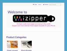 Tablet Screenshot of izipper.net